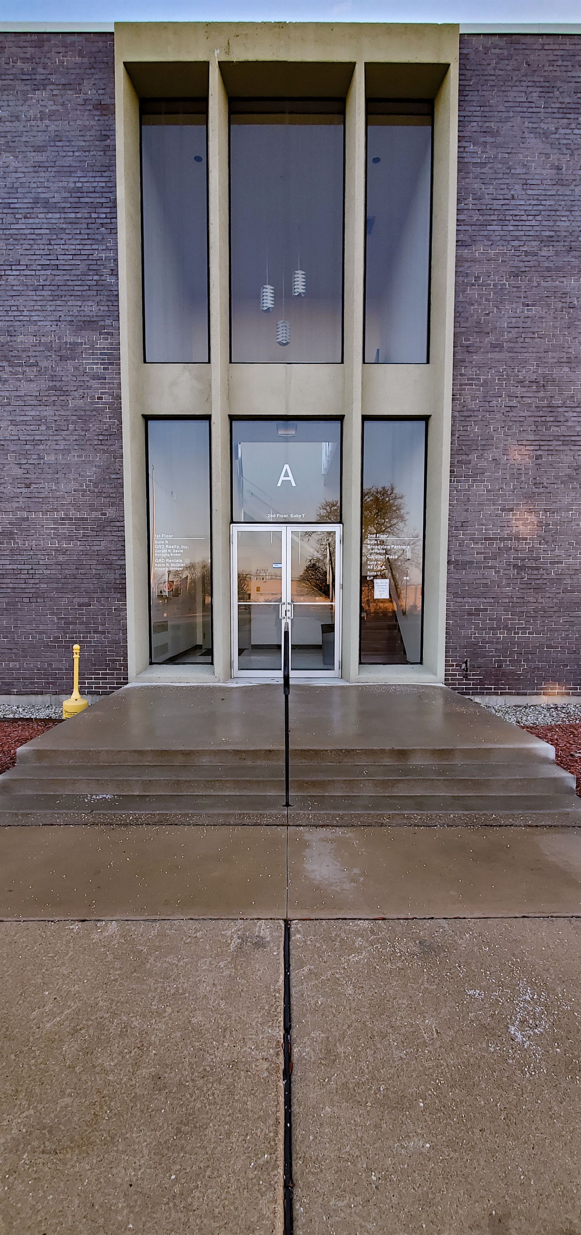front entrance to building A