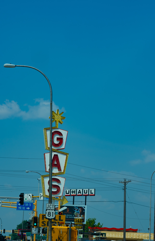 gas station