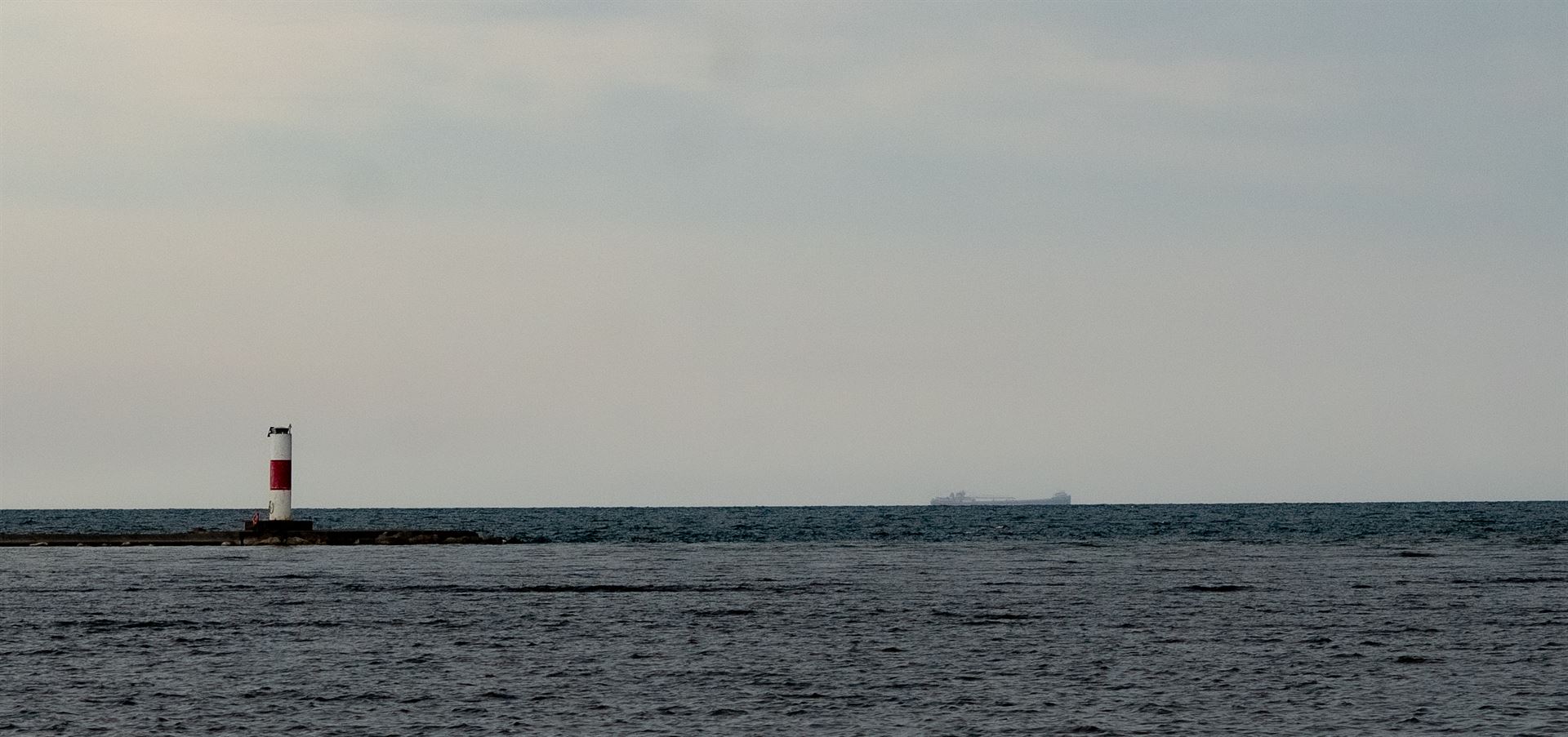 ship in the distance