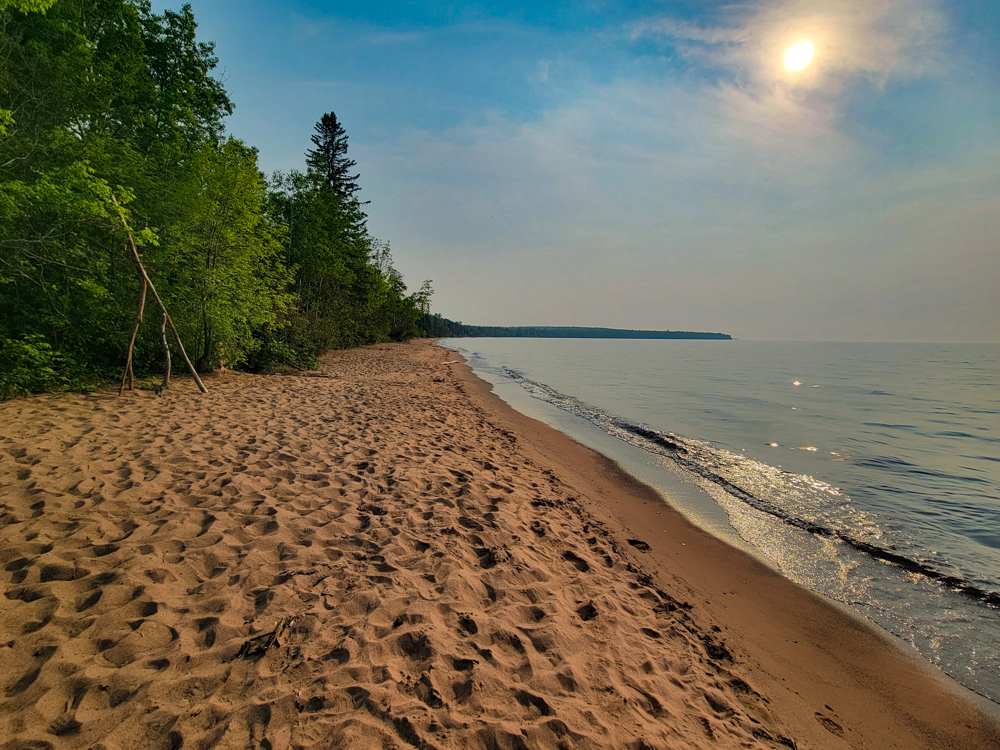 Lake superior beach
